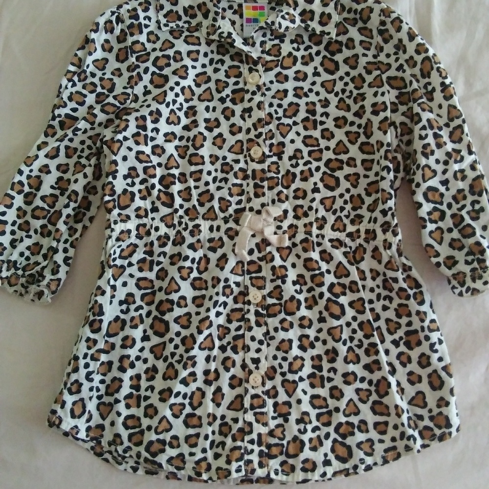 5t animal print top